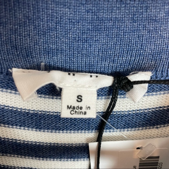 THML Striped Sleeveless Button Dress Small - Picture 5 of 5